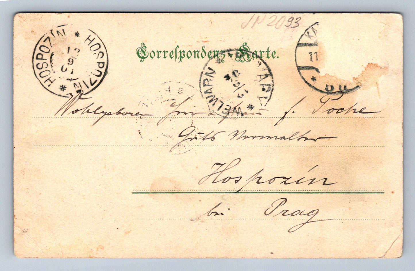 Pohlednice KARLS BAD (JN2093)