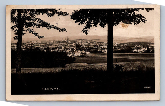 Pohlednice Klatovy výhled na město (JN2101)