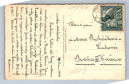 Pohlednice Františkovy lázně celkový pohled (JN2104)