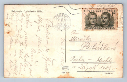 Pohlednice Krkonoše Špindlerův Mlýn (JN2105)