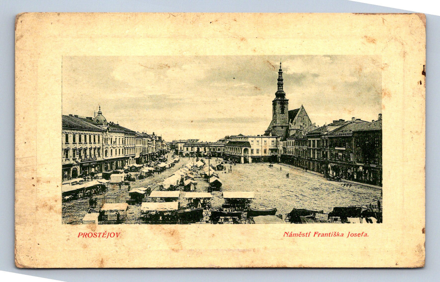 Pohlednice Prostějov Náměstí Františka Josefa (JN2115)