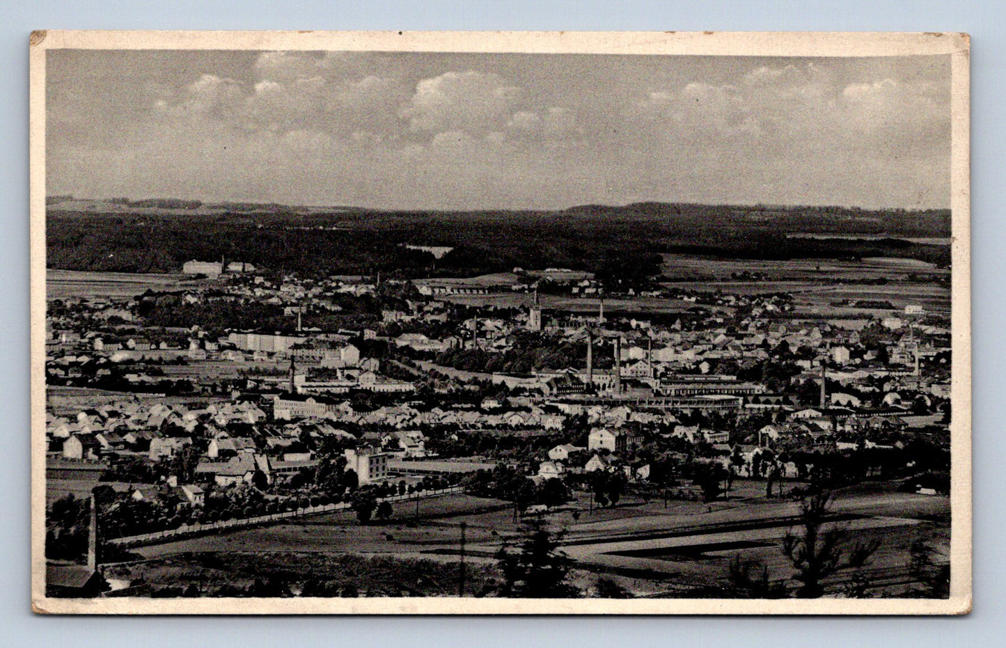 Pohlednice Dvůr Králové n. L. Celkový pohled (JN2146)
