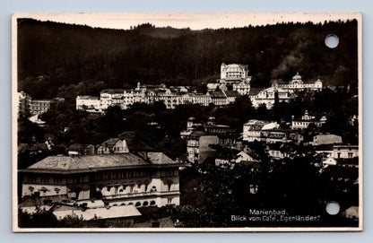 Pohlednice Mariendbad Blick vom Café (JN2160)