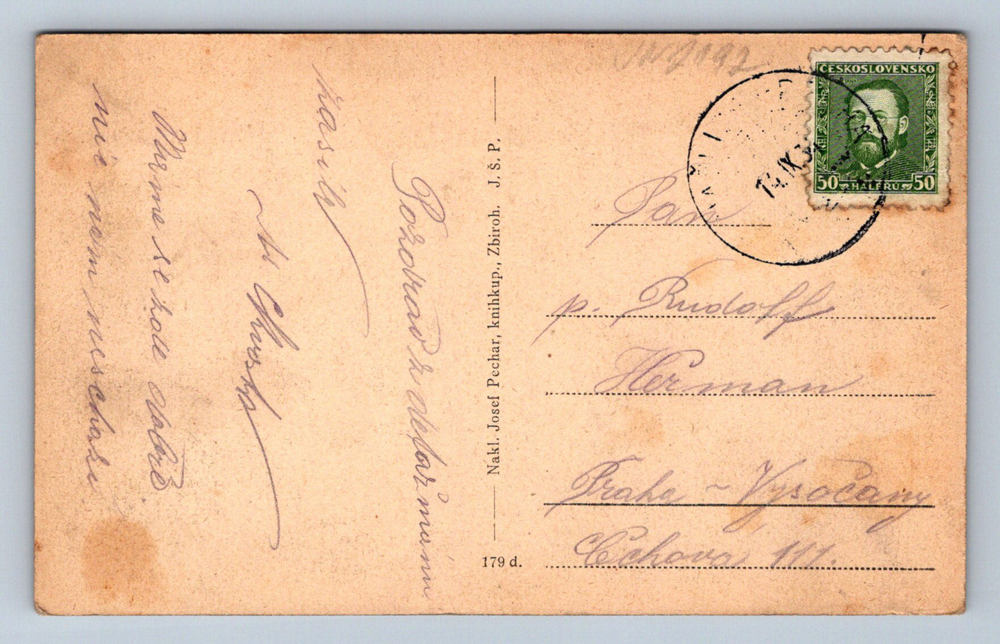 Pohlednice Zbiroh Zámek (JN2192)