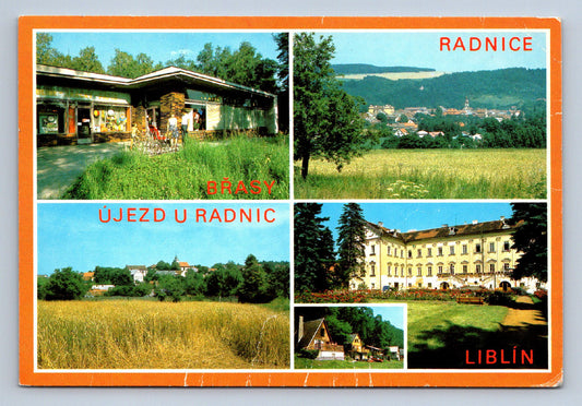 Pohlednice Břasy Radnice Liblín Újezd u Radnic (JN2216)