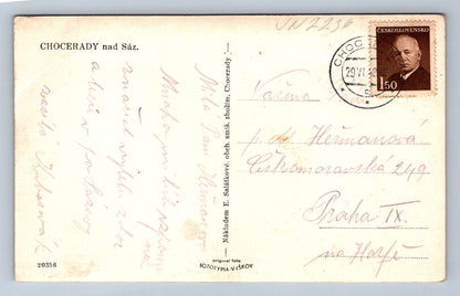 Pohlednice Chocerady nad Sáz. (JN2236)