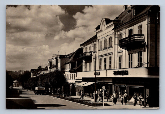 Pohlednice Františkovy Lázně Národní třída (JN2255)
