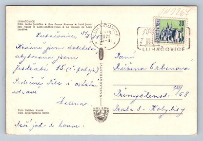 Pohlednice Luhačovice Dům Leoše Janáčka (JN2267)