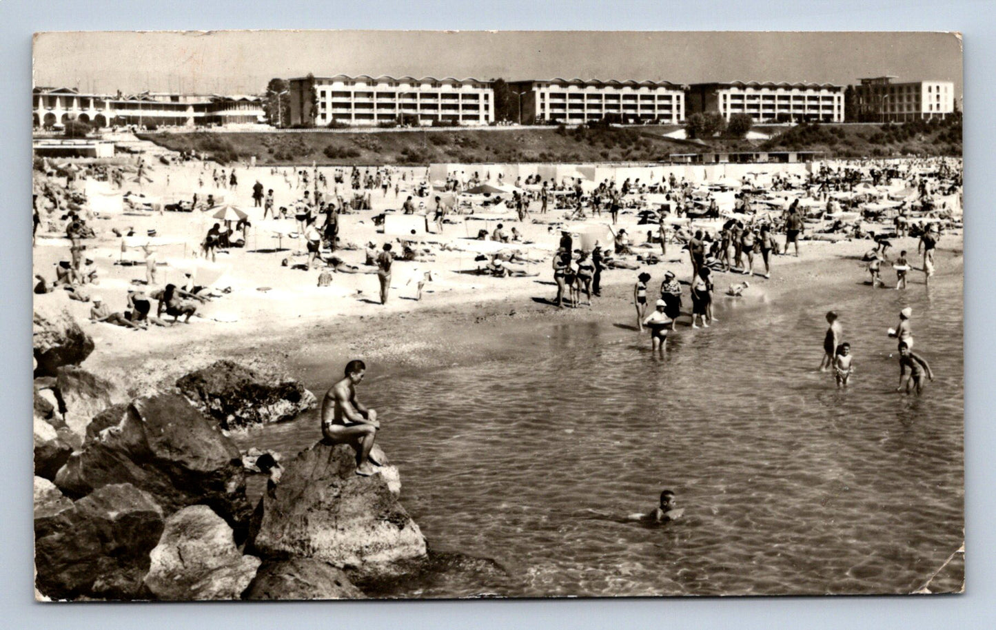 Pohlednice Mangalia Pe plaja (JN2304)