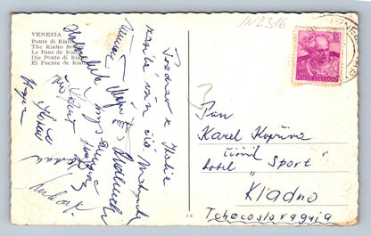 Pohlednice Venezie Ponte di Rialto (JN2316)