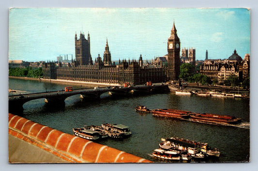 Pohlednice Anglie Parlament a Westminster bridge Londýn (JN2318)