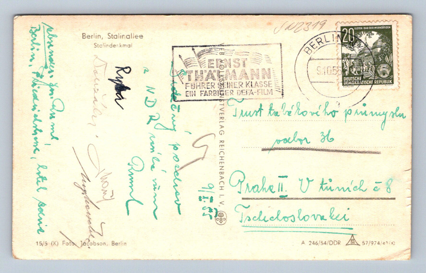 Pohlednice Berlin Stalinallee (JN2319)
