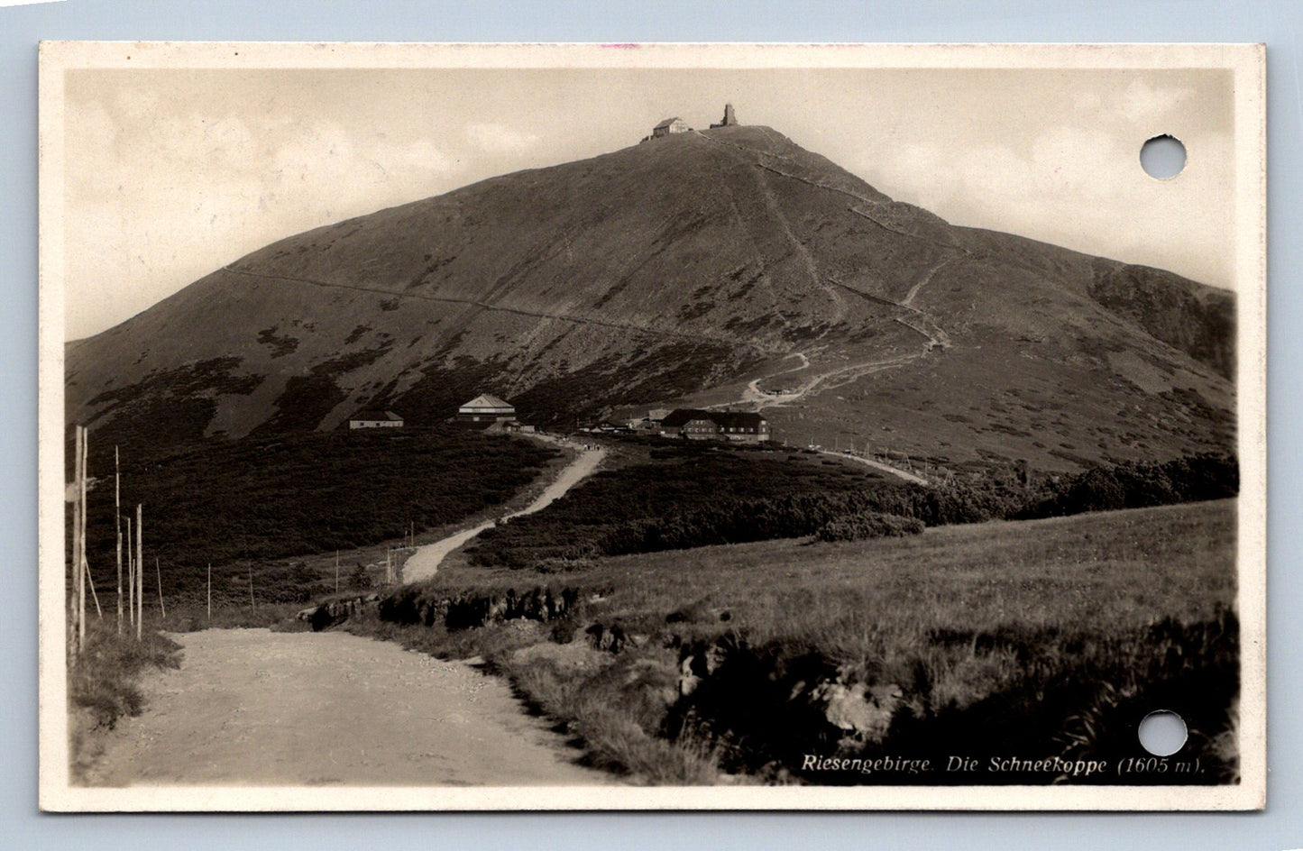 Pohlednice Reisengebirge.Die Schneekoppe 1605m (JN2342)