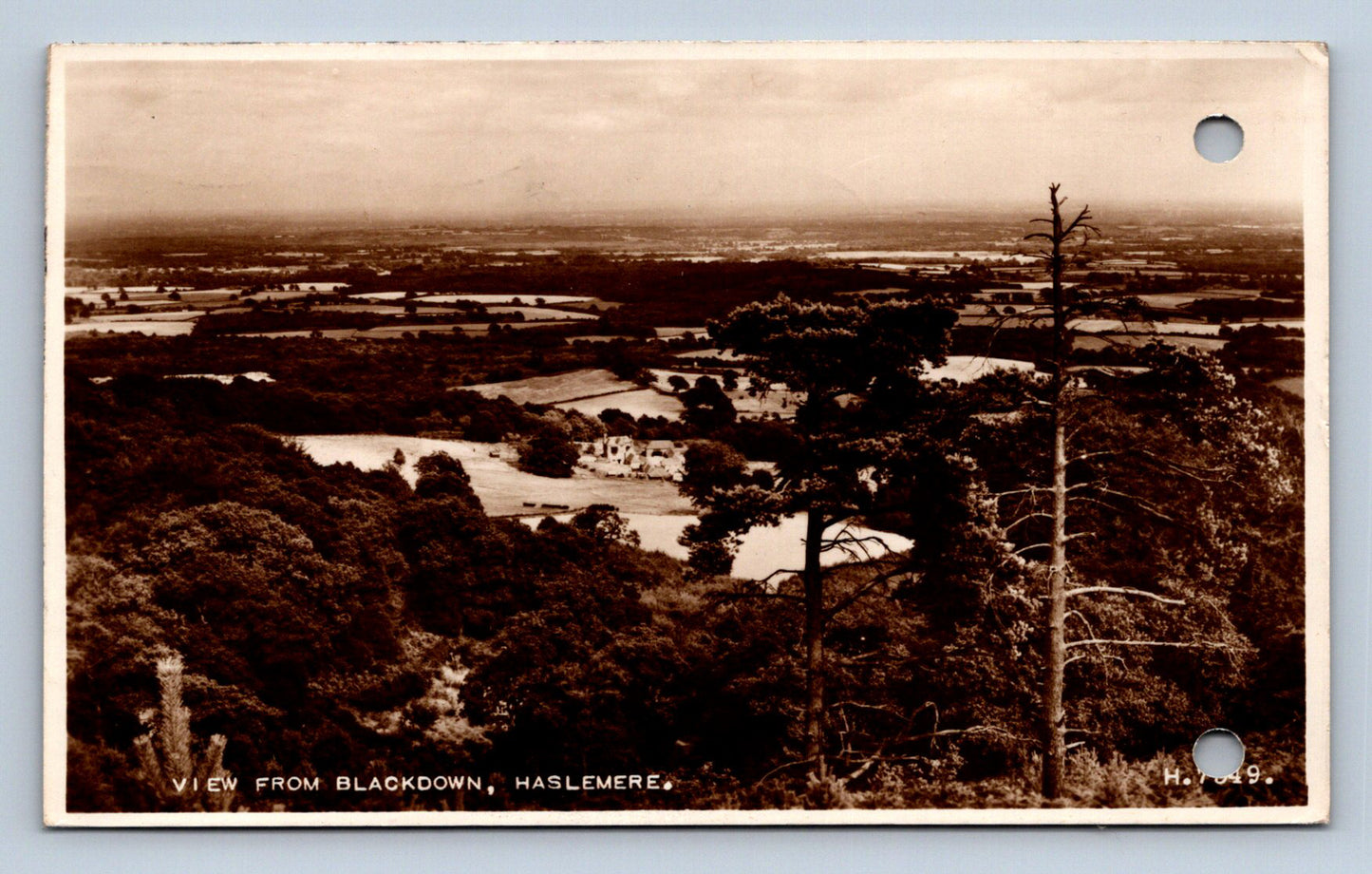Pohlednice Haslemer Výhled z Blackdown (JN2347)