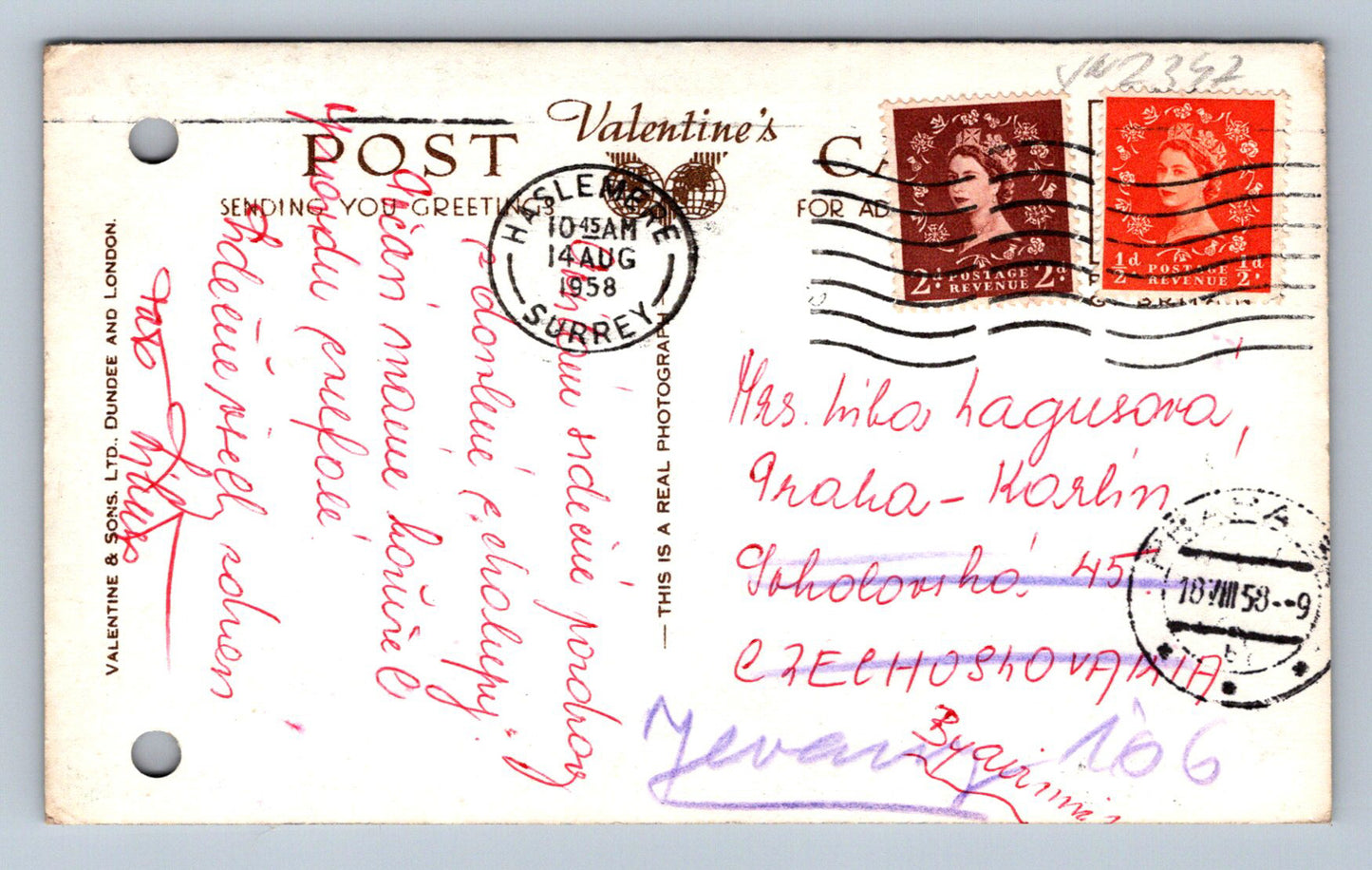 Pohlednice Haslemer Výhled z Blackdown (JN2347)