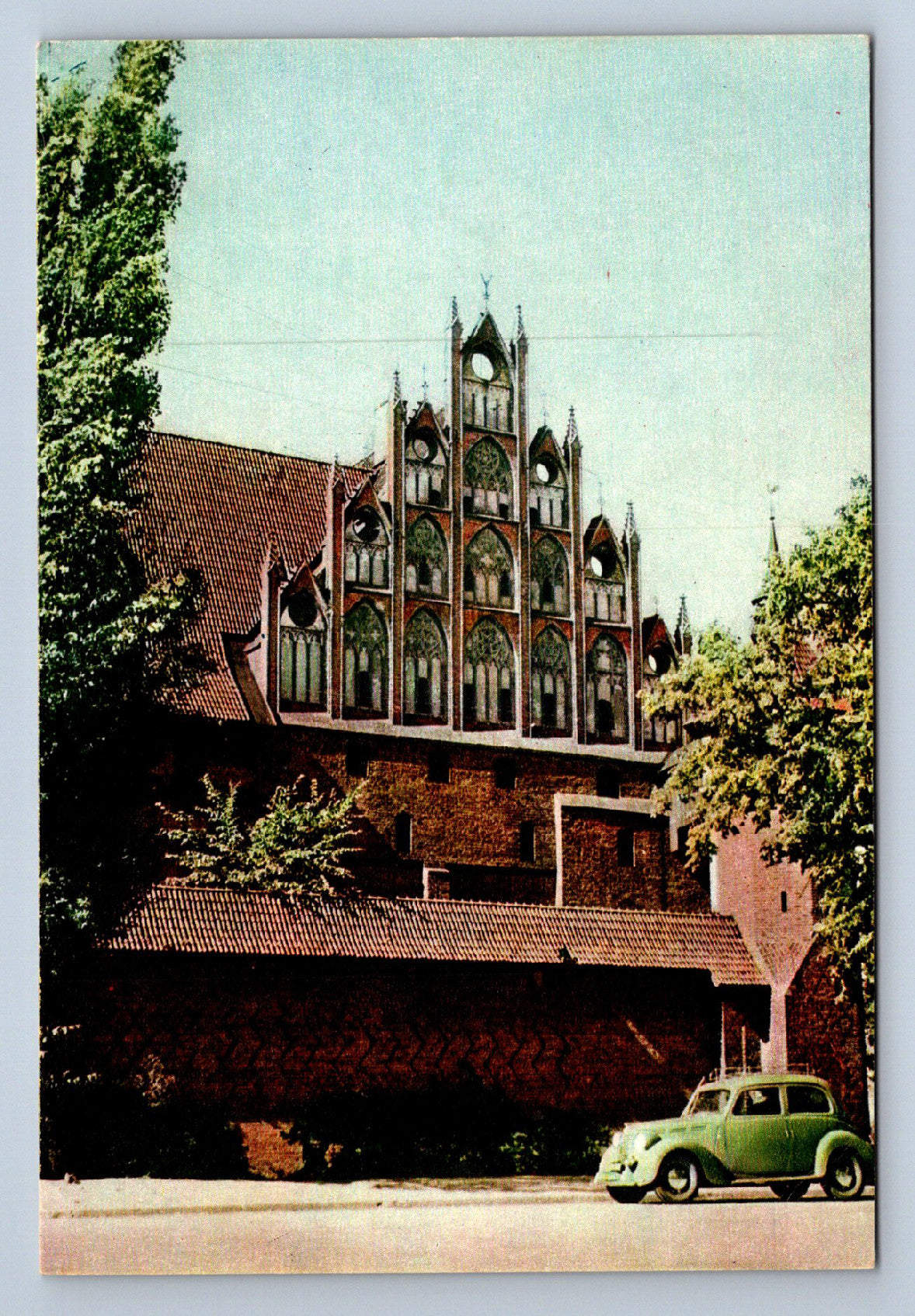 Pohlednice Malbork Fragment zamku krzyzackiego z XIII-XIV (JN2348)