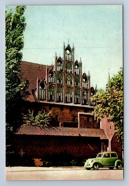 Pohlednice Malbork Fragment zamku krzyzackiego z XIII-XIV (JN2348)