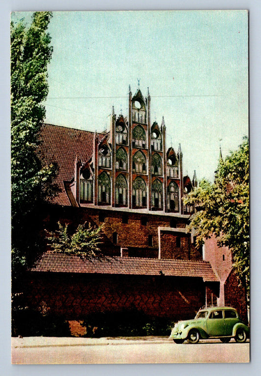 Pohlednice Malbork Fragment zamku krzyzackiego z XIII-XIV (JN2348)