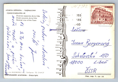 Pohlednice Teorredembarra celkový pohled (JN2372)