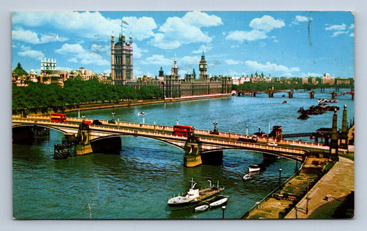 Pohlednice Londýn Lambeth Bridge and Houses of Parliament (JN2378)