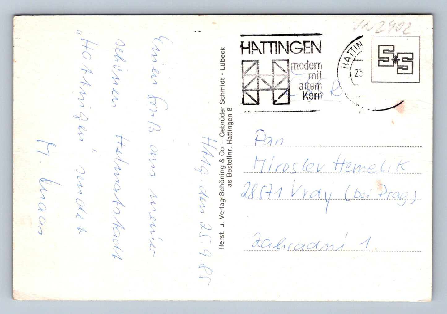 Pohlednice Hattingen an der Ruhr (JN2402)