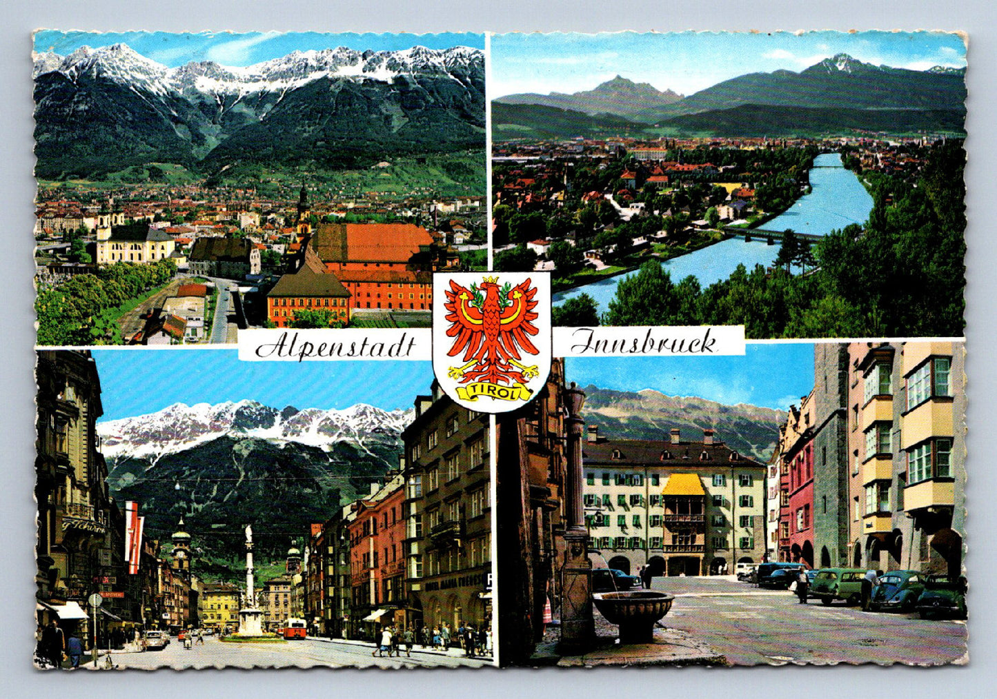 Pohlednice Tirol, Alpenstadt Innsbruck (JN2406)
