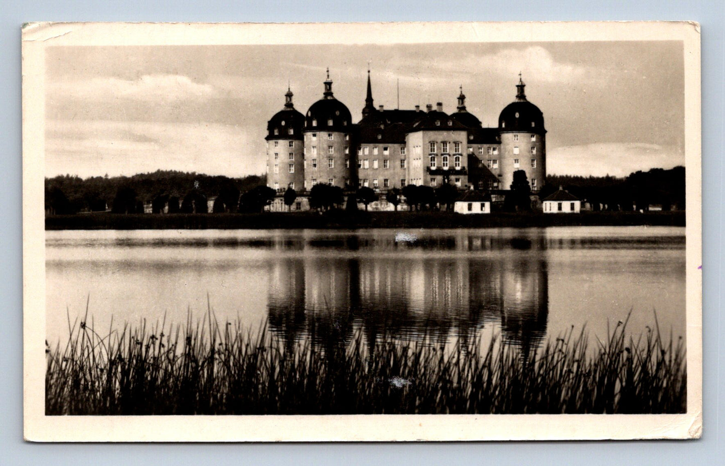 Pohlednice Moritzburg Schloss mit See (JN2411)
