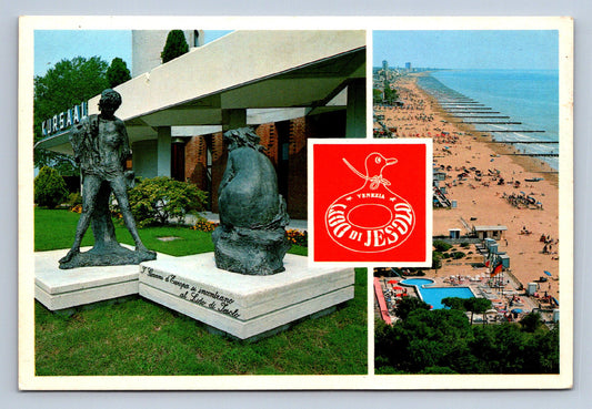 Pohlednice Lido di Jesolo Pomník a pláž (JN2426)