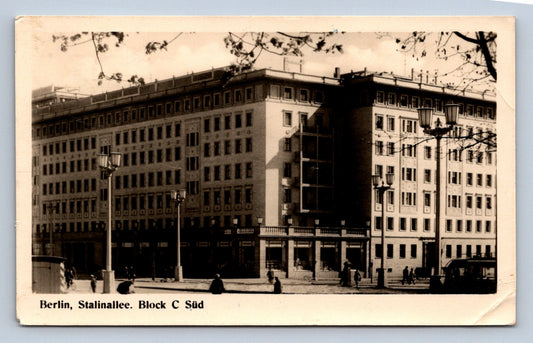 Pohlednice Berlin Stalinallee Block C Sud (JN2436)