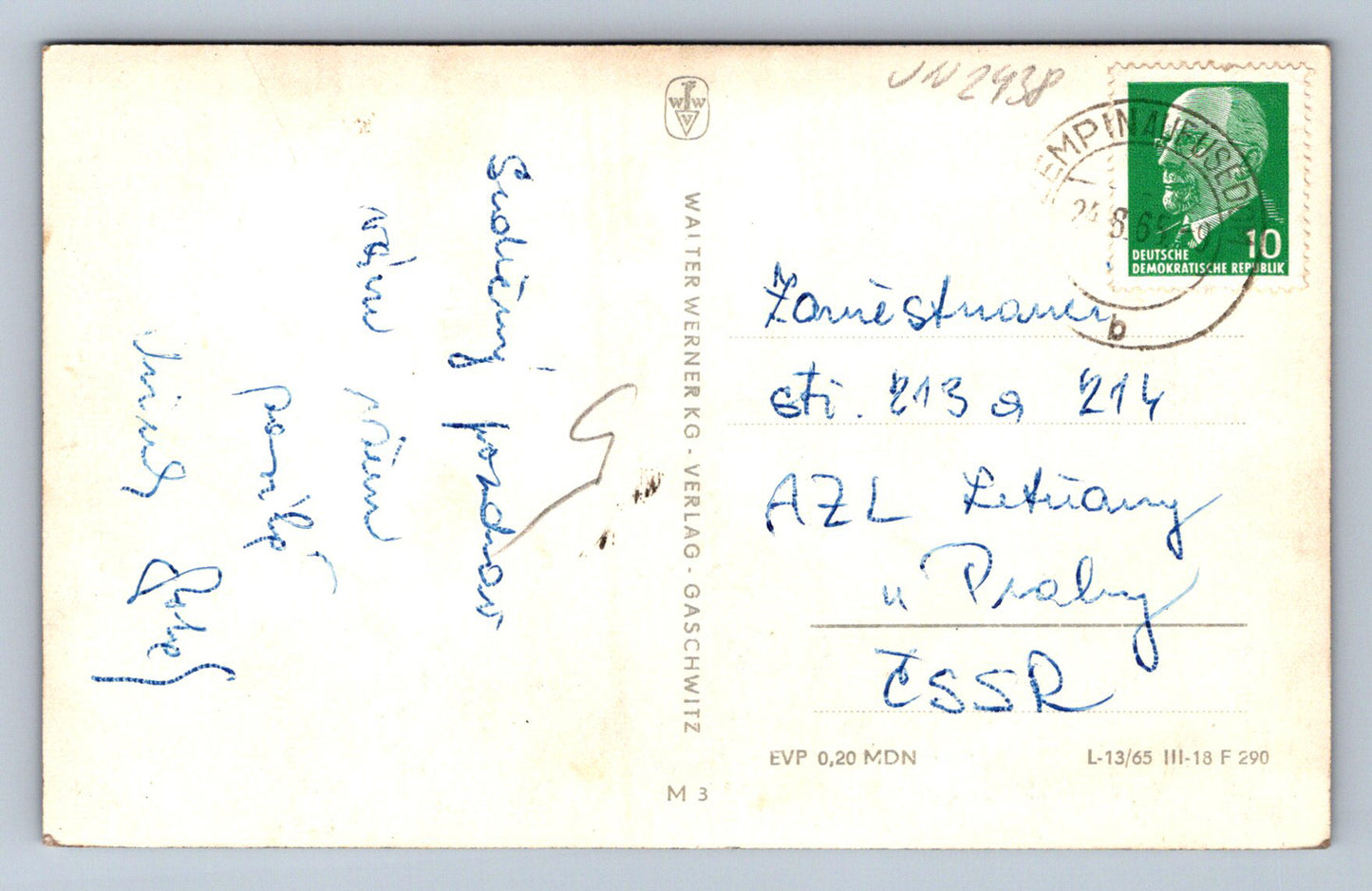 Pohlednice Bansin celkový pohled (JN2438)