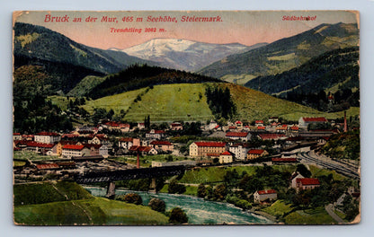 Pohlednice Südbahnhof Bruck an der Mur (JN2441)