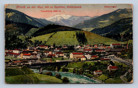 Pohlednice Südbahnhof Bruck an der Mur (JN2441)