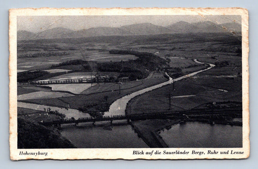 Pohlednice Hohensyburg Blick auf die Sauerländer Berge (JN2446)