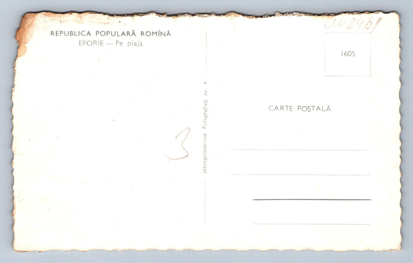 Pohlednice Eforie Pe Plaja (JN2461)