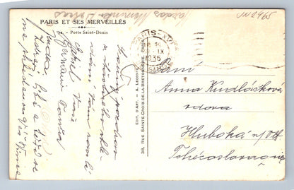 Pohlednice Paříž Vítězný oblouk (JN2465)