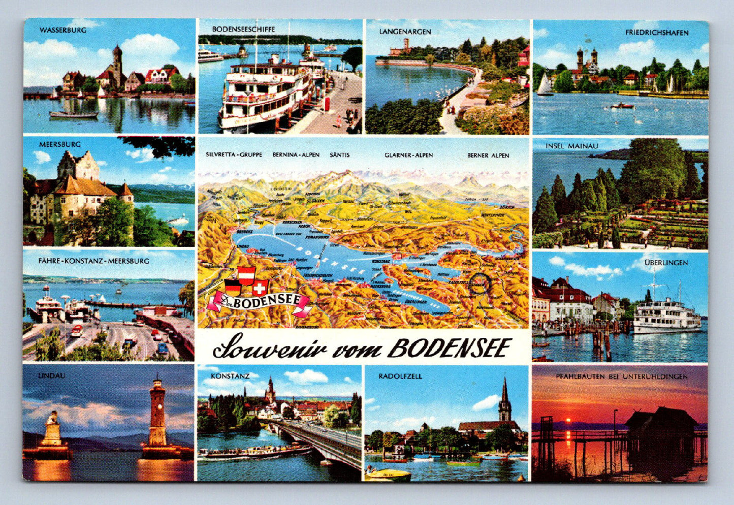 Pohlednice Bodensee Souvenir vom Bodensee (JN2473)