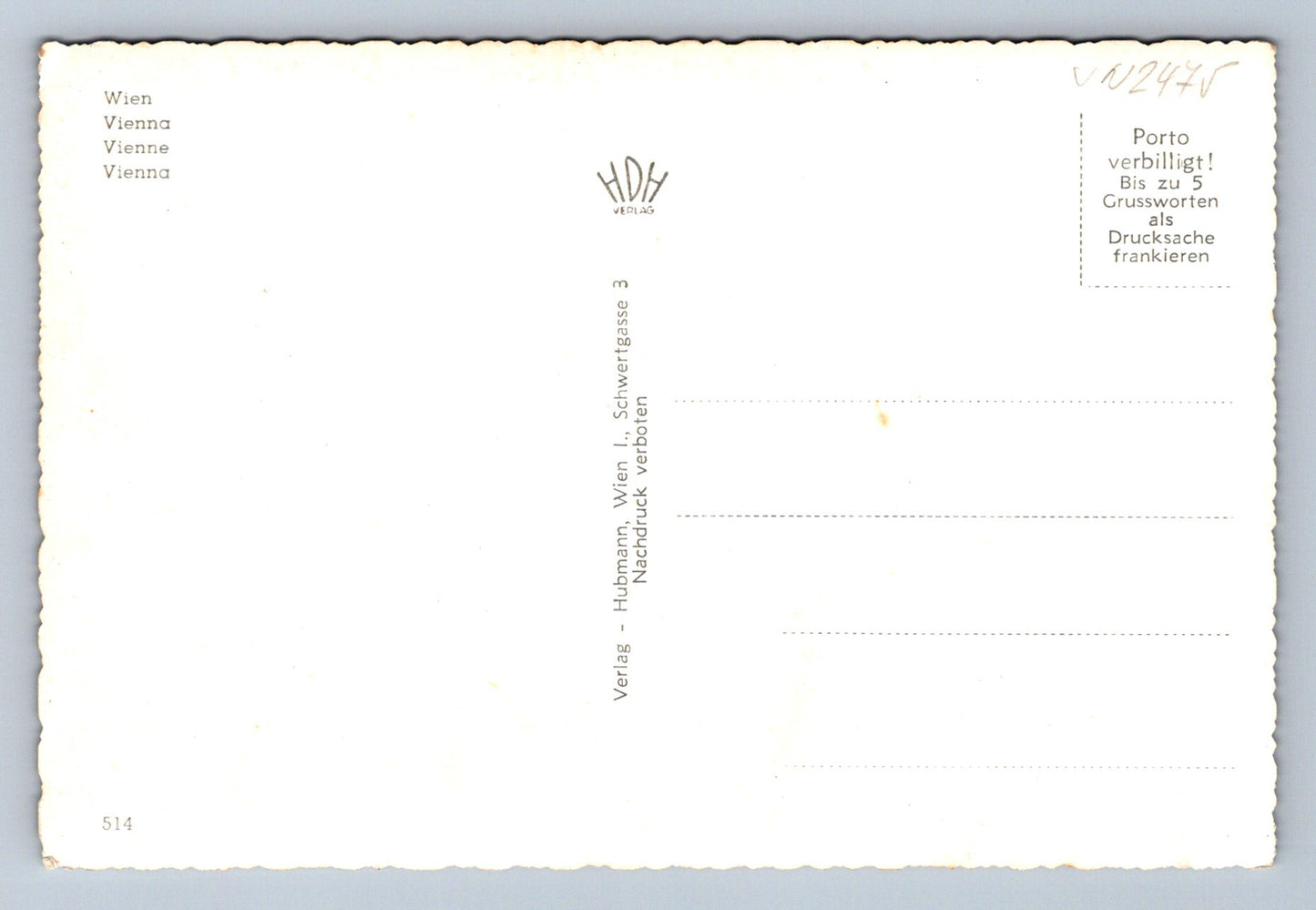 Pohlednice Vídeň Celkový pohled (JN2475)