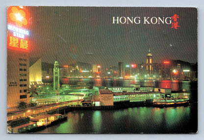Pohlednice Hong Kong noční scéna (JN2488)