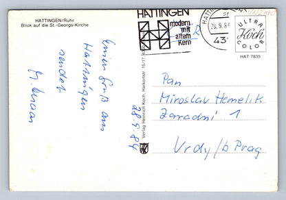 Pohlednice Hattigen/Ruhr (JN2490)