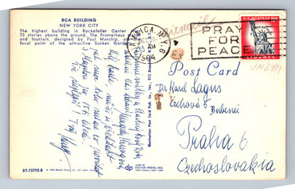 Pohlednice New York RCA Buliding (JN2494)