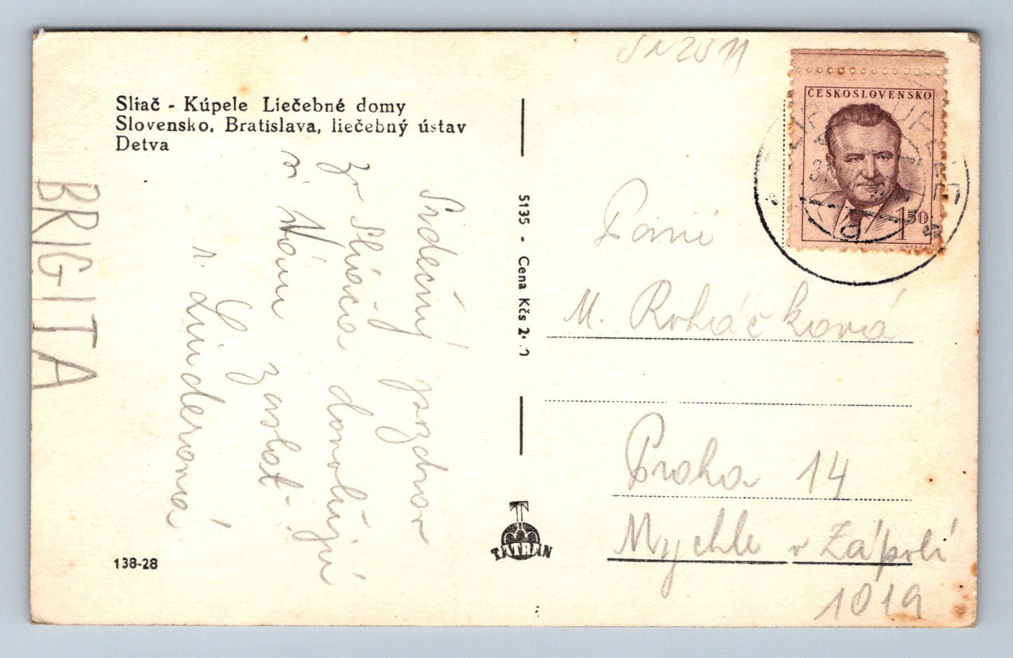 Pohlednice Sliač Kúpele. Liečebné domy (JN2511)