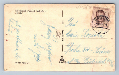 Pohlednice Dobšinká Ladova jaskyna Oltár (JN2518)