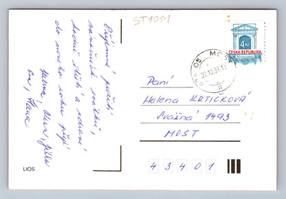 Pohlednice KOČIČKA CARTOON (ST1011)