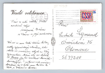 Pohlednice VESELÉ VELIKONOCE (ST1030)