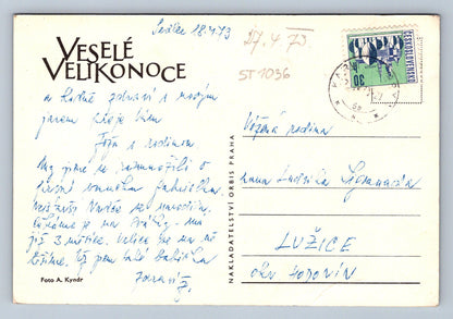 Pohlednice VESELÉ VELIKONOCE (ST1036)