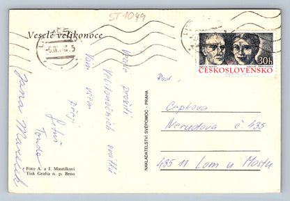 Pohlednice VESELÉ VELIKONOCE (ST1049)