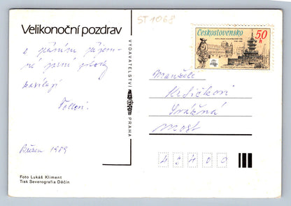 Pohlednice VELIKONOČNÍ POZDRAV (ST1068)