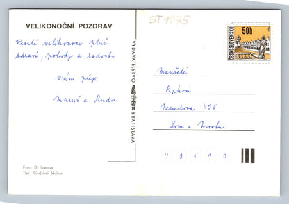 Pohlednice VELIKONOČNÍ POZDRAV (ST1075)