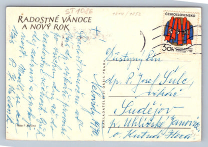 Pohlednice RADOSTNÉ VÁNOCE A NOVÝ ROK (ST1086)