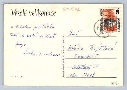 Pohlednice VESELÉ VELIKONOCE (ST1092)